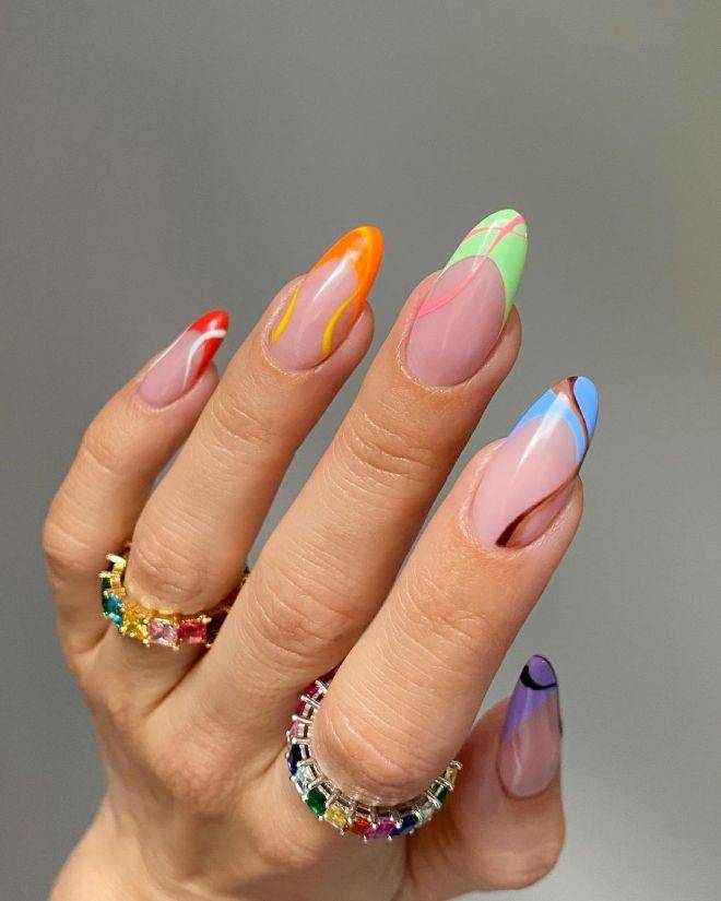 Discover the Charm of Eclectic Nail Art with Mismatched Nails