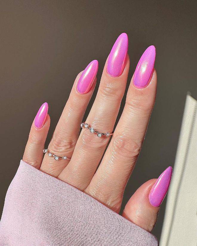 How to Rock Hot Pink Nails All Year Round