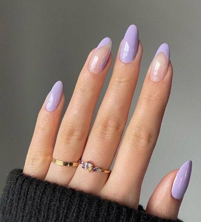Sip and Style Lavender Latte Nails for a Dreamy Manicure
